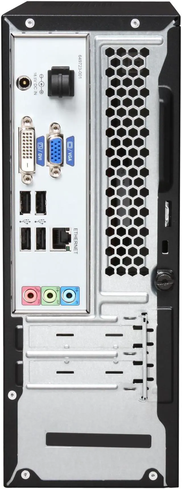 Alt view image 8 of 9 - COMPAQ Desktop PC 100B (XZ846UT#ABA) AMD E-350 2GB DDR3 500GB HDD AMD Radeon HD 6310 Windows 7 Professional 64-bit