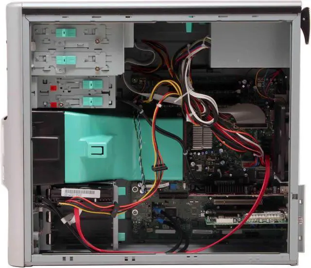Alt view image 8 of 17 - Gateway Desktop PC 825GM 3.40GHz 1GB DDR 250GB HDD ATI Radeon X300 SE Windows XP Media Center