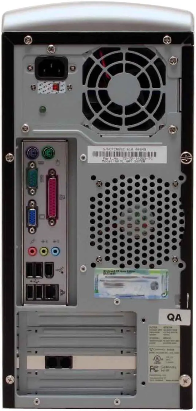 Alt view image 7 of 14 - Gateway Desktop PC 507GR Intel Pentium 4 530 512MB DDR 200GB HDD Intel GMA 900 Windows XP Home