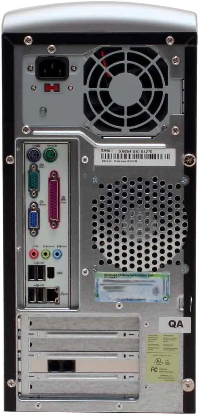 Alt view image 7 of 13 - Gateway Desktop PC 830GM Intel Pentium 4 630 1GB DDR 200GB HDD Intel GMA 900