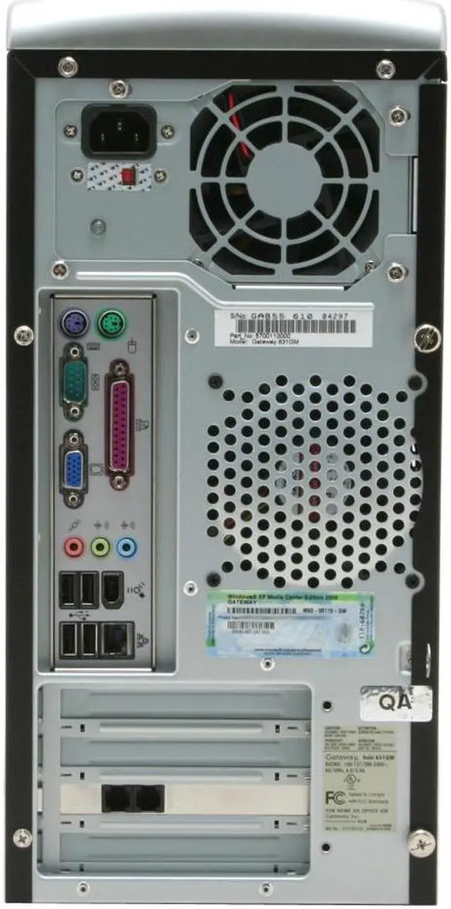 Alt view image 14 of 20 - Gateway Desktop PC 831GM Intel Pentium 4 630 512MB DDR 200GB HDD Intel GMA 900 Windows XP Media Center