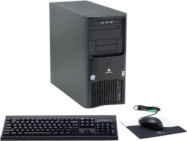 Main image of Gateway Desktop PC E-6610D(277774-2) Intel Core 2 Duo E6600 2GB DDR2 250GB HDD ATI Radeon X1300 Windows XP Professional