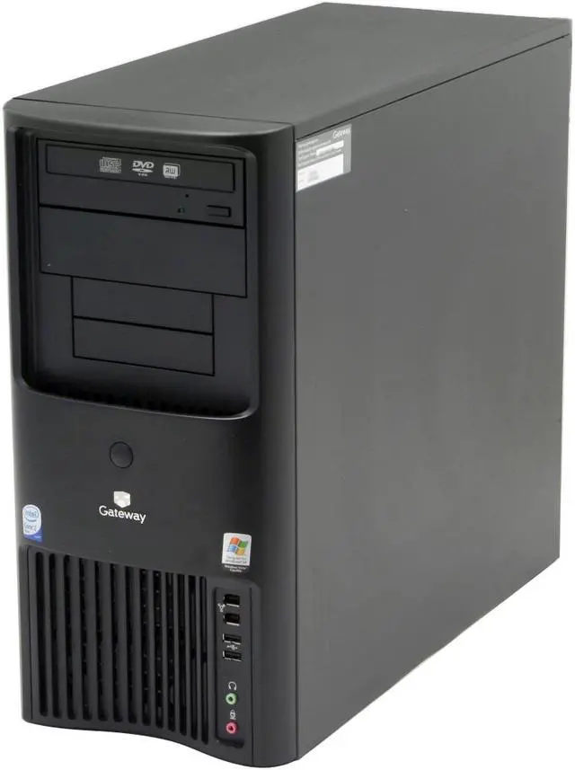 Alt view image 2 of 12 - Gateway Desktop PC E-6610D(277774-2) Intel Core 2 Duo E6600 2GB DDR2 250GB HDD ATI Radeon X1300 Windows XP Professional