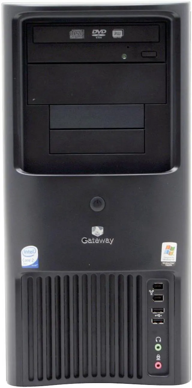 Alt view image 3 of 12 - Gateway Desktop PC E-6610D(277774-2) Intel Core 2 Duo E6600 2GB DDR2 250GB HDD ATI Radeon X1300 Windows XP Professional