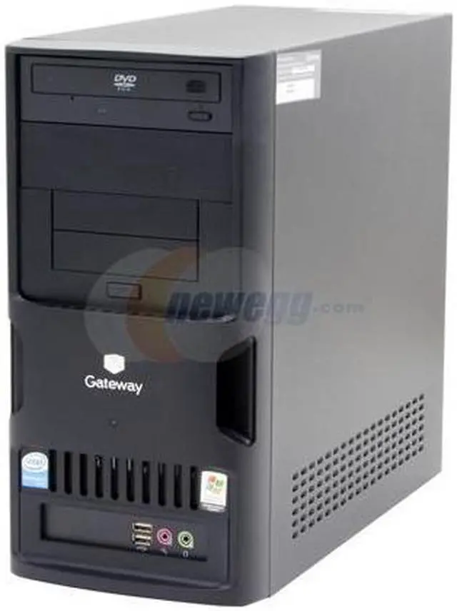 Alt view image 2 of 12 - Gateway Desktop PC E-1500 Series E-1500D (277551-8) Intel Pentium D 805 1GB DDR2 80GB HDD ATI Radeon Xpress 200 Integrated Windows XP Professional