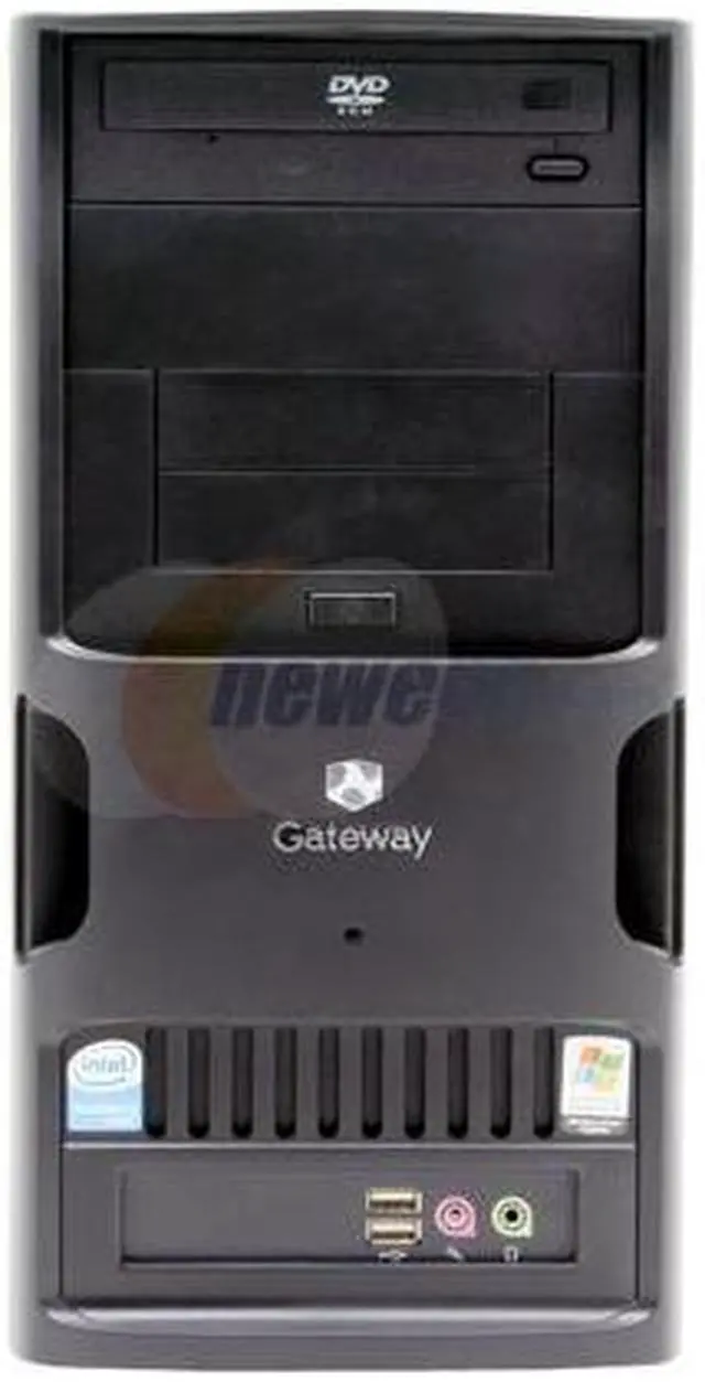 Alt view image 3 of 12 - Gateway Desktop PC E-1500 Series E-1500D (277551-8) Intel Pentium D 805 1GB DDR2 80GB HDD ATI Radeon Xpress 200 Integrated Windows XP Professional