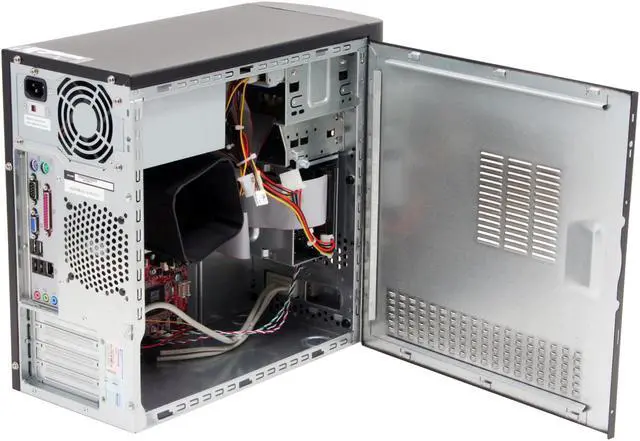 Alt view image 6 of 12 - Gateway Desktop PC E-1500 Series E-1500D (277551-8) Intel Pentium D 805 1GB DDR2 80GB HDD ATI Radeon Xpress 200 Integrated Windows XP Professional