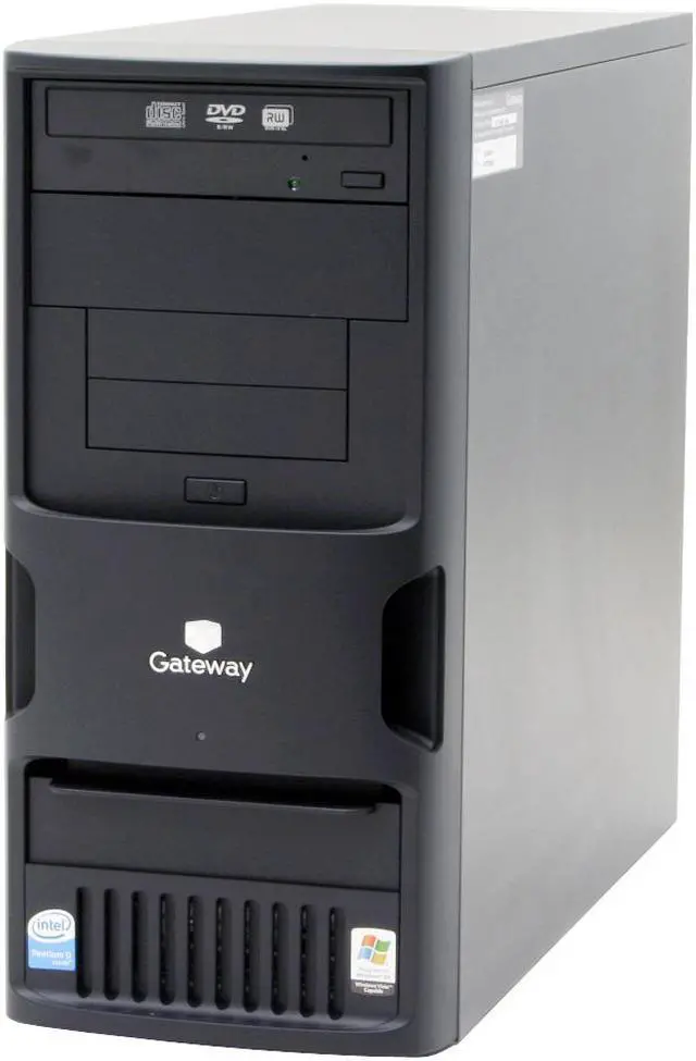 Alt view image 3 of 16 - Gateway Desktop PC E-2600D(277684-3) Intel Pentium D 805 1GB DDR2 160GB HDD ATI Radeon Xpress 200 Integrated Windows XP Professional