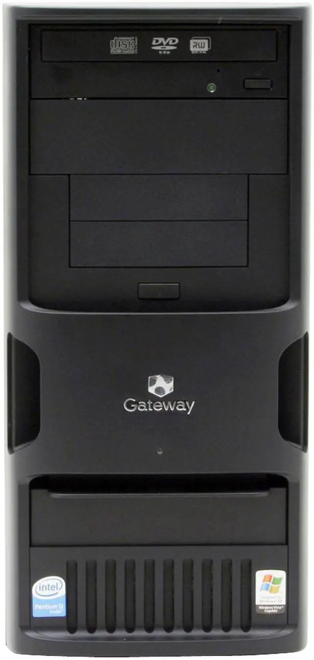 Alt view image 4 of 16 - Gateway Desktop PC E-2600D(277684-3) Intel Pentium D 805 1GB DDR2 160GB HDD ATI Radeon Xpress 200 Integrated Windows XP Professional