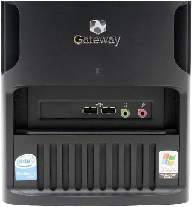 Alt view image 5 of 16 - Gateway Desktop PC E-2600D(277684-3) Intel Pentium D 805 1GB DDR2 160GB HDD ATI Radeon Xpress 200 Integrated Windows XP Professional