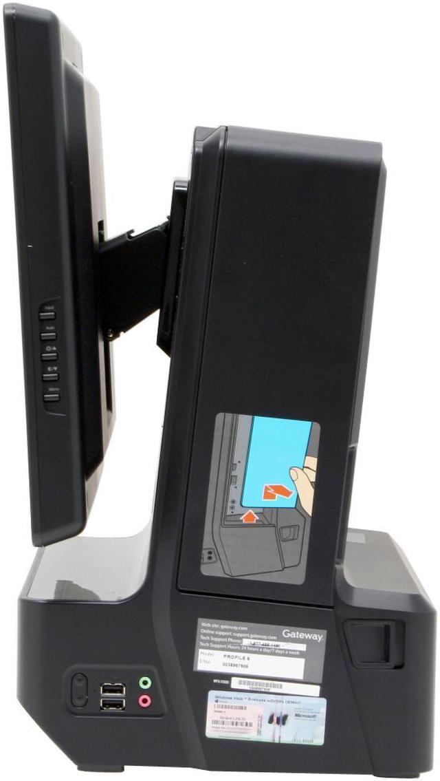 Alt view image 7 of 14 - Gateway Desktop PC Profile 6(401006-0) Intel Pentium D 945 2GB DDR2 160GB HDD NVIDIA GeForce 7600GS Windows Vista Ultimate