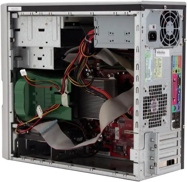 Alt view image 9 of 19 - Gateway Desktop PC GT4024 - RA Intel Pentium D 805 1GB DDR2 250GB HDD ATI Radeon Xpress 200 Integrated Windows XP Media Center Edition 2005