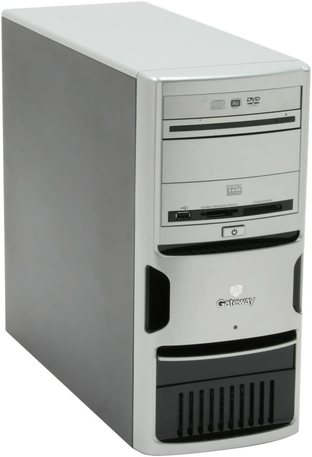 Alt view image 2 of 18 - Gateway Desktop PC GM5094E- RA 4200+ 1GB DDR 320GB HDD NVIDIA GeForce 6100 Windows XP Media Center