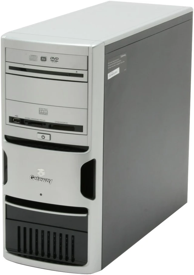 Alt view image 3 of 18 - Gateway Desktop PC GM5094E- RA 4200+ 1GB DDR 320GB HDD NVIDIA GeForce 6100 Windows XP Media Center