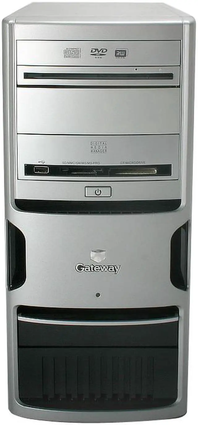 Alt view image 3 of 20 - Gateway Desktop PC GT5082 - RA 3800+ (2.00 GHz) 2GB DDR 250GB HDD NVIDIA GeForce 6100 Windows XP Media Center