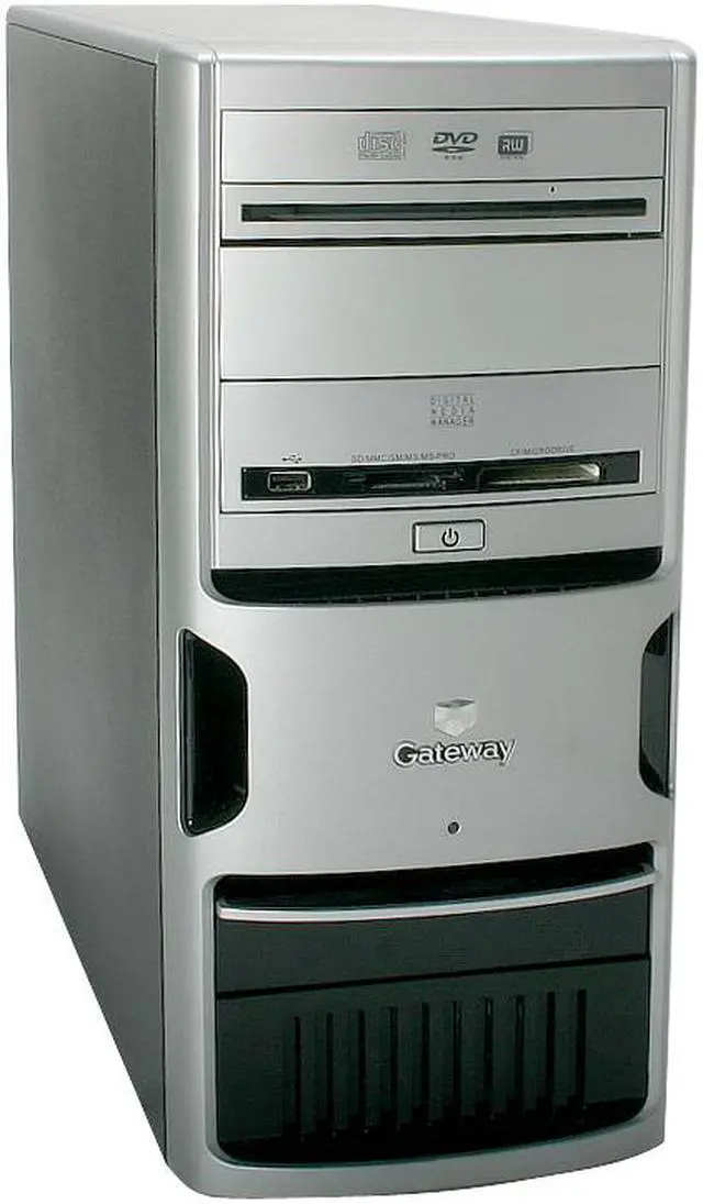 Alt view image 2 of 20 - Gateway Desktop PC GT5082 - RA 3800+ (2.00 GHz) 2GB DDR 250GB HDD NVIDIA GeForce 6100 Windows XP Media Center