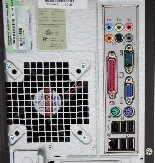 Alt view image 8 of 17 - Gateway Desktop PC GT4026E - RA Intel Pentium D 805 2GB DDR2 250GB HDD ATI Radeon Xpress 200 Integrated Windows XP Media Center Edition 2005