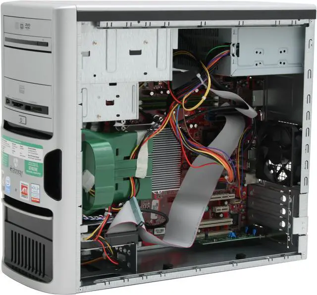 Alt view image 12 of 17 - Gateway Desktop PC GT4026E - RA Intel Pentium D 805 2GB DDR2 250GB HDD ATI Radeon Xpress 200 Integrated Windows XP Media Center Edition 2005