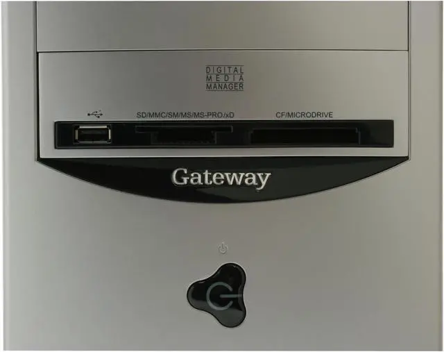 Alt view image 4 of 18 - Gateway Desktop PC 812GM 3200+ 512MB DDR 160GB HDD Windows XP Media Center Edition 2005