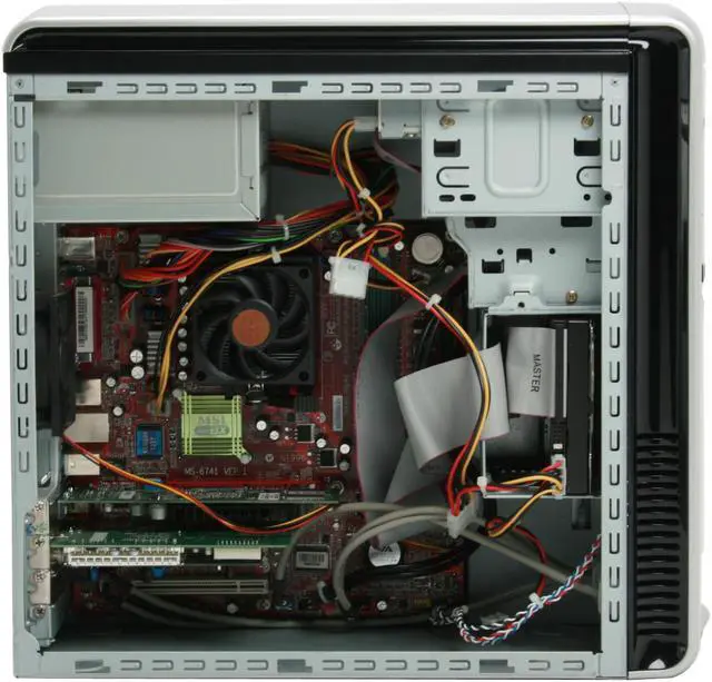 Alt view image 9 of 18 - Gateway Desktop PC 812GM 3200+ 512MB DDR 160GB HDD Windows XP Media Center Edition 2005