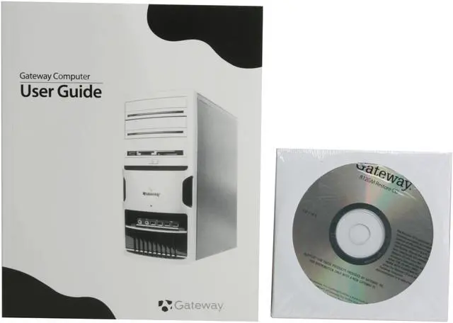 Alt view image 17 of 18 - Gateway Desktop PC 812GM 3200+ 512MB DDR 160GB HDD Windows XP Media Center Edition 2005
