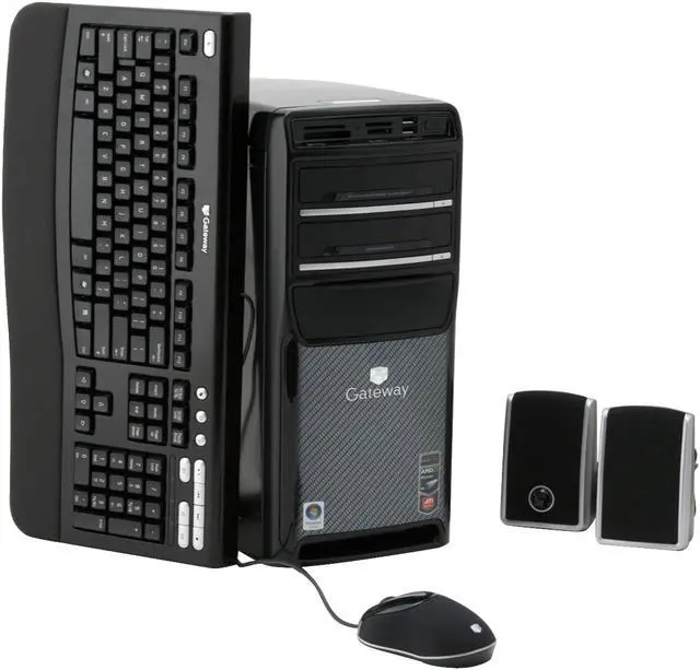 Main image of Gateway Desktop PC GT5662 AMD Phenom X4 9500 3GB DDR2 500GB HDD ATI Radeon HD 2400XT Windows Vista Home Premium