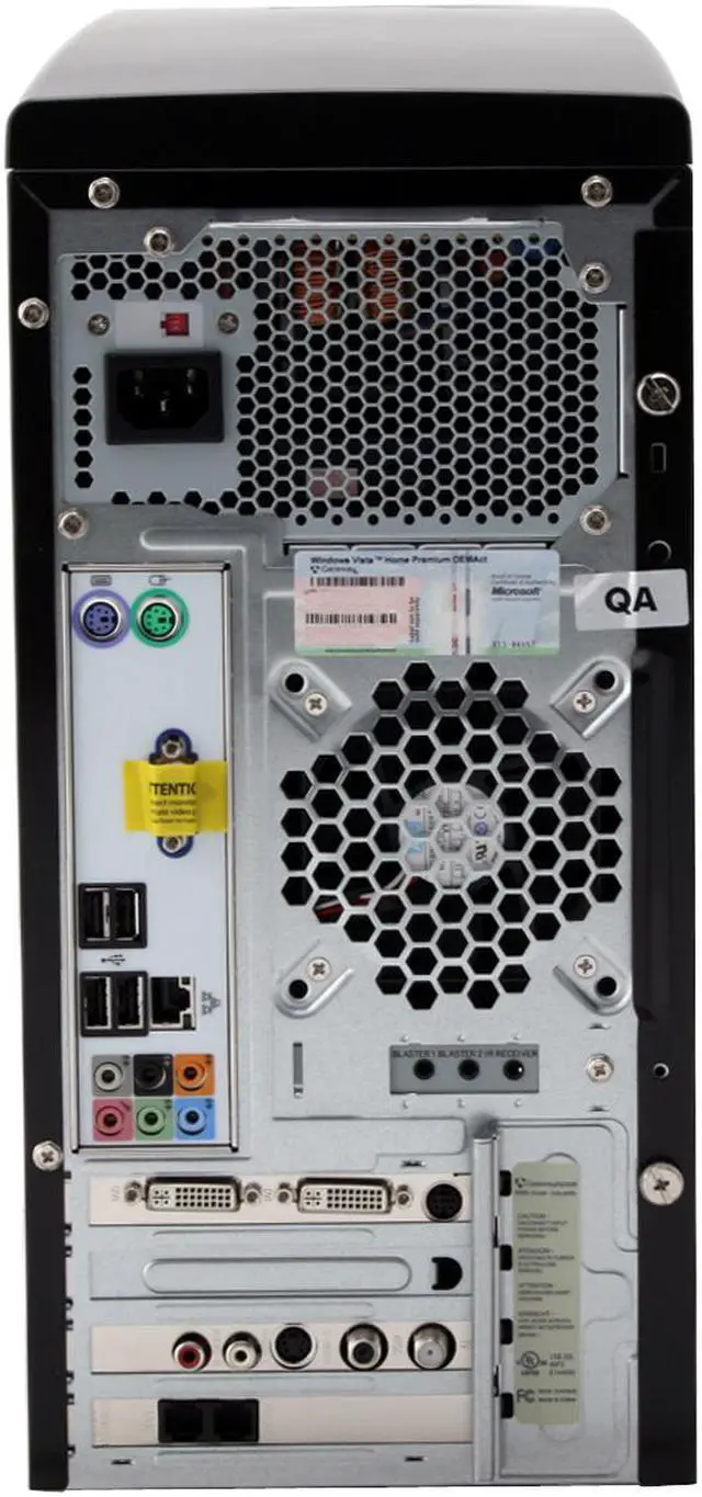 Alt view image 6 of 19 - Gateway Desktop PC FX7020 AMD Phenom X4 9600 3GB DDR2 500GB HDD NVIDIA GeForce 8800 GT Windows Vista Home Premium