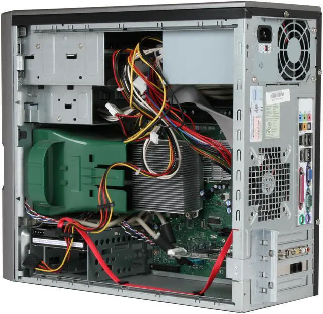 Alt view image 7 of 12 - Gateway Desktop PC GM5259e - RA AMD Phenom II X4 820 1GB DDR2 200GB HDD Intel GMA 950 Windows XP Media Center