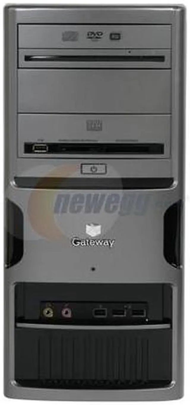 Alt view image 3 of 12 - Gateway Desktop PC GM5266E - RA Intel Core 2 Duo E6400 2GB DDR2 320GB HDD NVIDIA GeForce 7600GS Windows XP Media Center Edition 2005