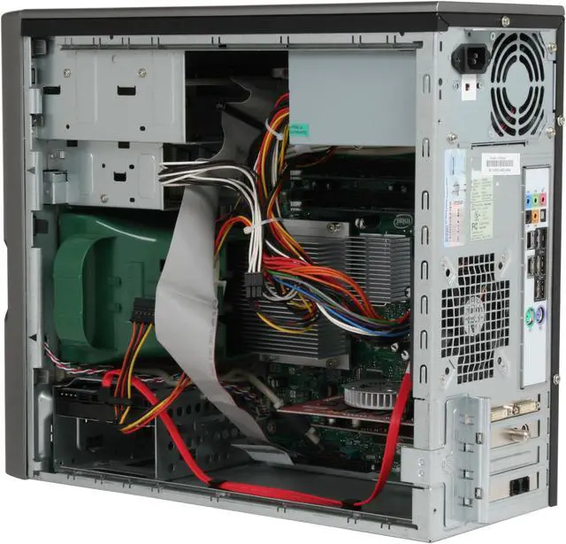 Alt view image 7 of 12 - Gateway Desktop PC GM5266E - RA Intel Core 2 Duo E6400 2GB DDR2 320GB HDD NVIDIA GeForce 7600GS Windows XP Media Center Edition 2005