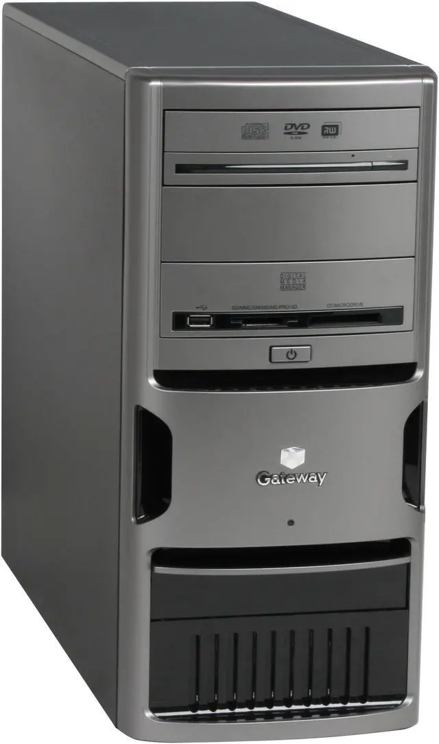 Alt view image 2 of 12 - Gateway Desktop PC GM5266E - RA Intel Core 2 Duo E6400 2GB DDR2 320GB HDD NVIDIA GeForce 7600GS Windows XP Media Center Edition 2005