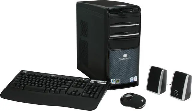 Main image of Gateway Desktop PC GM5632E - RA Intel Core 2 Quad Q6600 3GB DDR2 1TB HDD NVIDIA GeForce 8500 GT Windows Vista Home Premium