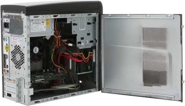 Alt view image 6 of 13 - Gateway Desktop PC FX7026 Intel Core 2 Quad Q9300 4GB DDR2 640GB HDD NVIDIA GeForce 8800 GT Windows Vista Home Premium 64-bit