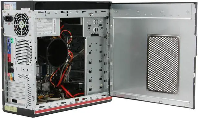 Alt view image 8 of 20 - Gateway Desktop PC DX Series DX4710-05 Intel Core 2 Quad Q6600 6GB DDR2 640GB HDD Intel GMA 3100 Windows Vista Home Premium 64-bit