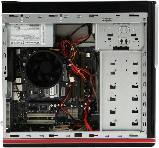 Alt view image 10 of 20 - Gateway Desktop PC DX Series DX4710-05 Intel Core 2 Quad Q6600 6GB DDR2 640GB HDD Intel GMA 3100 Windows Vista Home Premium 64-bit