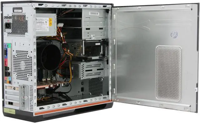 Alt view image 9 of 19 - Gateway Desktop PC FX Series FX6710-01 Intel Core 2 Quad Q9400 6GB DDR2 750GB HDD ATI Radeon HD 4850 Windows Vista Home Premium 64-bit