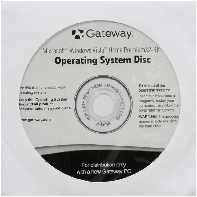 Alt view image 19 of 19 - Gateway Desktop PC GT5408 - RA Intel Core 2 Duo E4300 1GB DDR2 320GB HDD Intel GMA 950 Windows Vista Home Premium