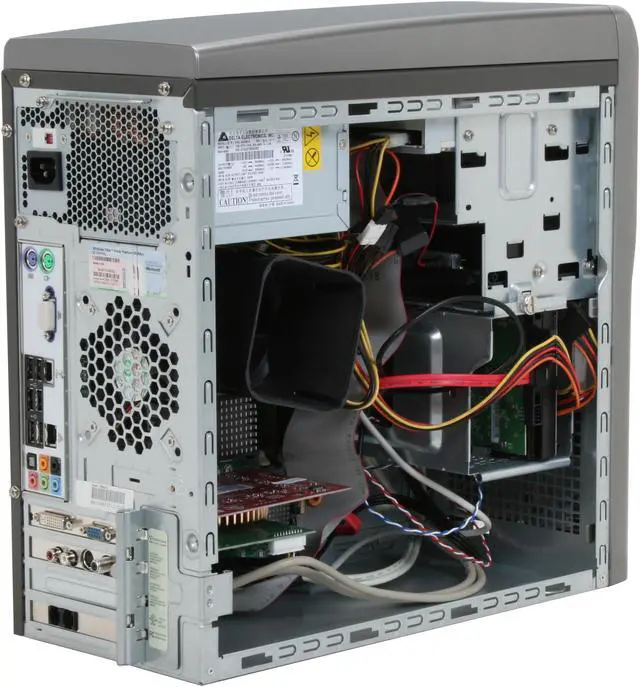 Alt view image 10 of 19 - Gateway Desktop PC GM5478 - RA Intel Core 2 Quad Q6600 2GB DDR2 500GB HDD NVIDIA GeForce 8500 GT Windows Vista Home Premium