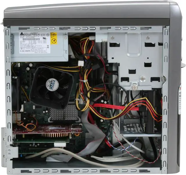 Alt view image 11 of 19 - Gateway Desktop PC GM5478 - RA Intel Core 2 Quad Q6600 2GB DDR2 500GB HDD NVIDIA GeForce 8500 GT Windows Vista Home Premium