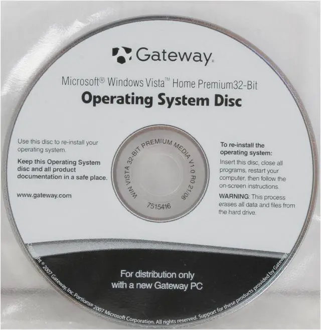 Alt view image 19 of 19 - Gateway Desktop PC GM5478 - RA Intel Core 2 Quad Q6600 2GB DDR2 500GB HDD NVIDIA GeForce 8500 GT Windows Vista Home Premium
