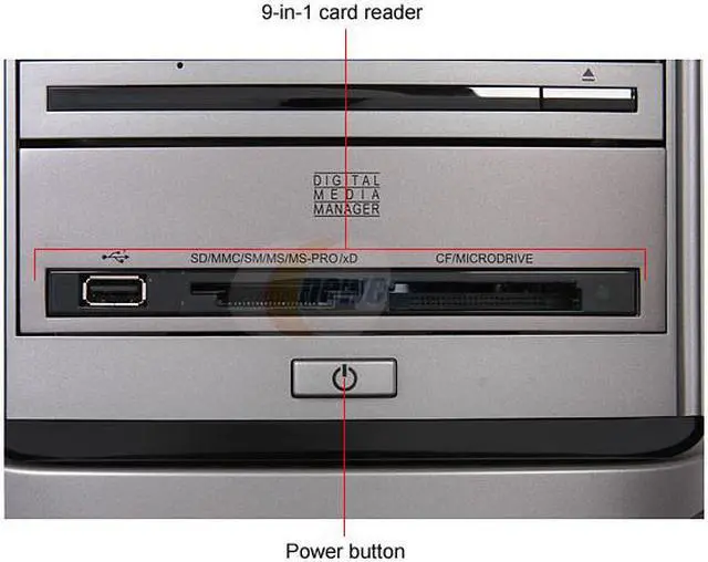 Alt view image 5 of 18 - Gateway Desktop PC FX542S Intel Core 2 Quad Q6600 4GB DDR2 640GB HDD NVIDIA GeForce 9600 GT Windows Vista Home Premium 64-bit