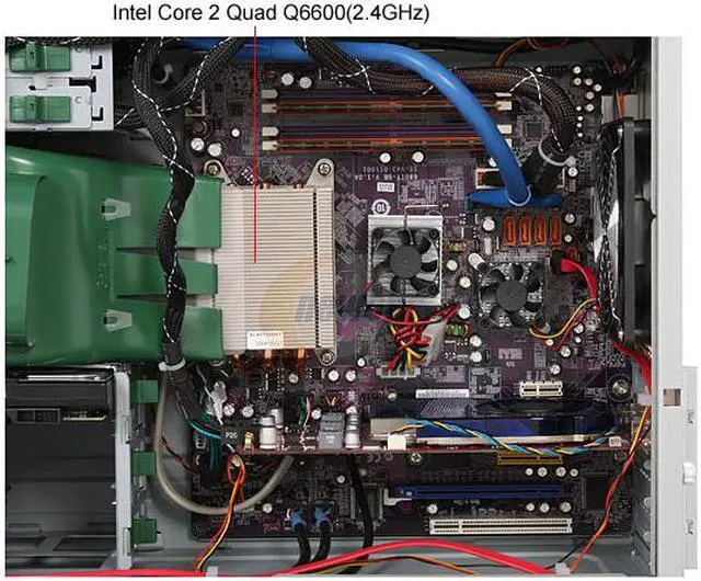 Alt view image 11 of 18 - Gateway Desktop PC FX542S Intel Core 2 Quad Q6600 4GB DDR2 640GB HDD NVIDIA GeForce 9600 GT Windows Vista Home Premium 64-bit