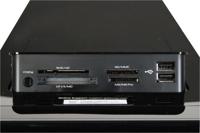 Alt view image 7 of 20 - Gateway Desktop PC LX6810-01 Intel Core 2 Quad Q8200 8GB DDR2 640GB HDD NVIDIA GeForce GT 120 Windows Vista Home Premium 64-bit