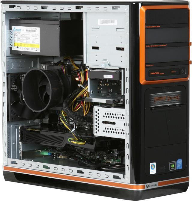 Alt view image 13 of 19 - Gateway Desktop PC FX Series FX6800-09 Intel Core i7-920 6GB DDR3 1TB HDD NVIDIA GeForce GTX 280 Windows Vista Home Premium 64-bit