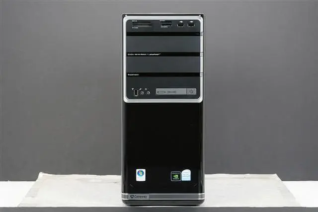 Alt view image 3 of 19 - Gateway Desktop PC DX Series DX4800-05e Intel Pentium E5200 6GB DDR2 640GB HDD NVIDIA GeForce 9200 Windows Vista Home Premium 64-bit