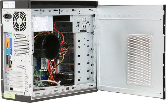 Alt view image 8 of 19 - Gateway Desktop PC DX Series DX4800-05e Intel Pentium E5200 6GB DDR2 640GB HDD NVIDIA GeForce 9200 Windows Vista Home Premium 64-bit