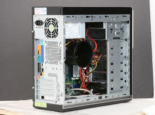 Alt view image 9 of 19 - Gateway Desktop PC DX Series DX4800-05e Intel Pentium E5200 6GB DDR2 640GB HDD NVIDIA GeForce 9200 Windows Vista Home Premium 64-bit