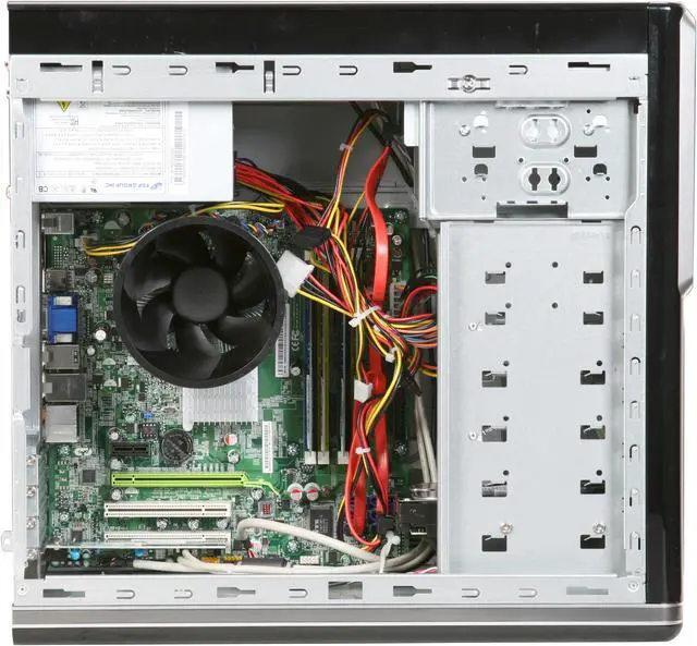 Alt view image 10 of 19 - Gateway Desktop PC DX Series DX4800-05e Intel Pentium E5200 6GB DDR2 640GB HDD NVIDIA GeForce 9200 Windows Vista Home Premium 64-bit