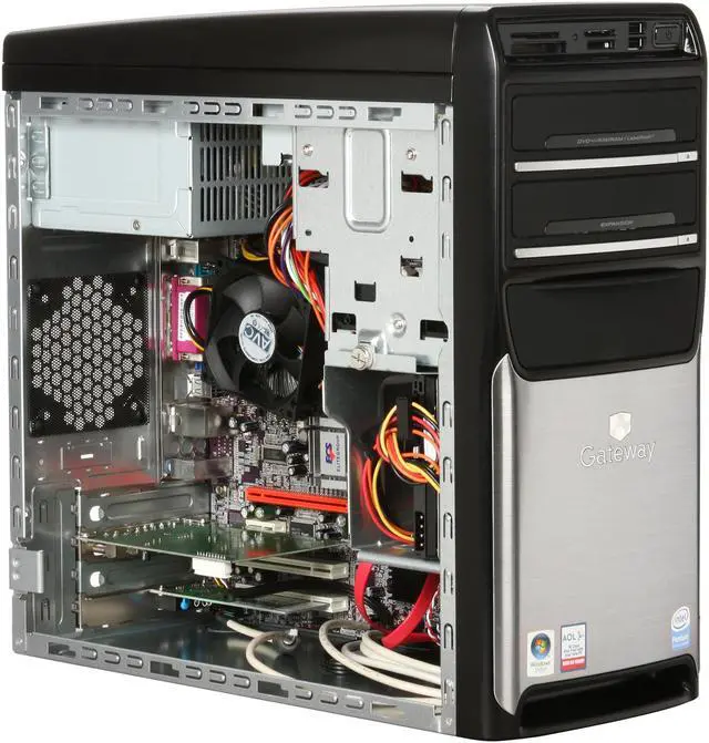 Alt view image 9 of 12 - Gateway Desktop PC GM5684E Intel Pentium E2180 1GB DDR2 160GB HDD Intel GMA 950 Windows Vista Home Premium
