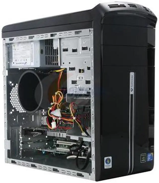 Alt view image 8 of 14 - Gateway Desktop PC DX Series DX4820-02 Intel Core 2 Quad Q8400 8GB DDR3 750GB HDD NVIDIA GeForce G210 Windows Vista Home Premium 64-bit